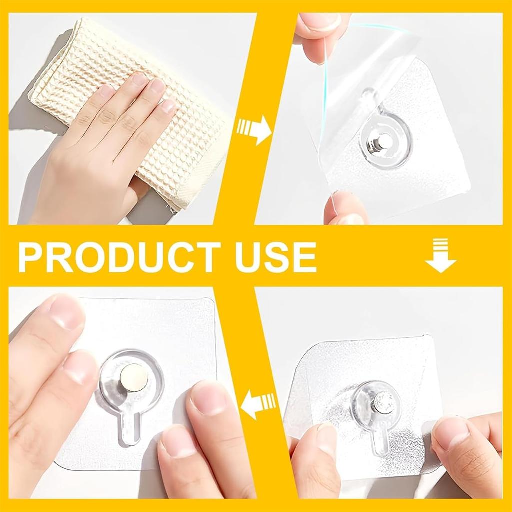 Picture Hangers Self Adhesive Picture Hangers Hooks Waterproof Adhesive Wall Hooks Wall Picture Hanger Wall Hangers for Home Kitchen Bathroom Office