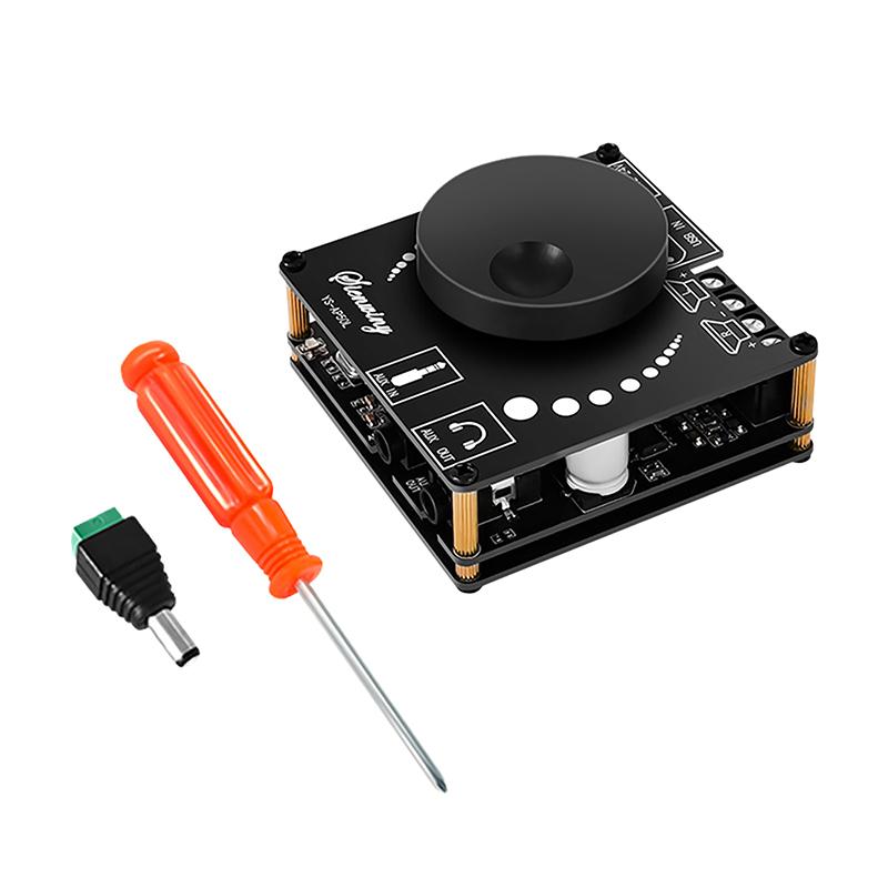 1 Комплект Стерео 3,5 мм Aux USB Приложение DC12V-24V Ys-Ap50L Совместимый с Bluetooth 5.0 50 Вт+50 Вт Цифровой Усилитель Мощности Плата