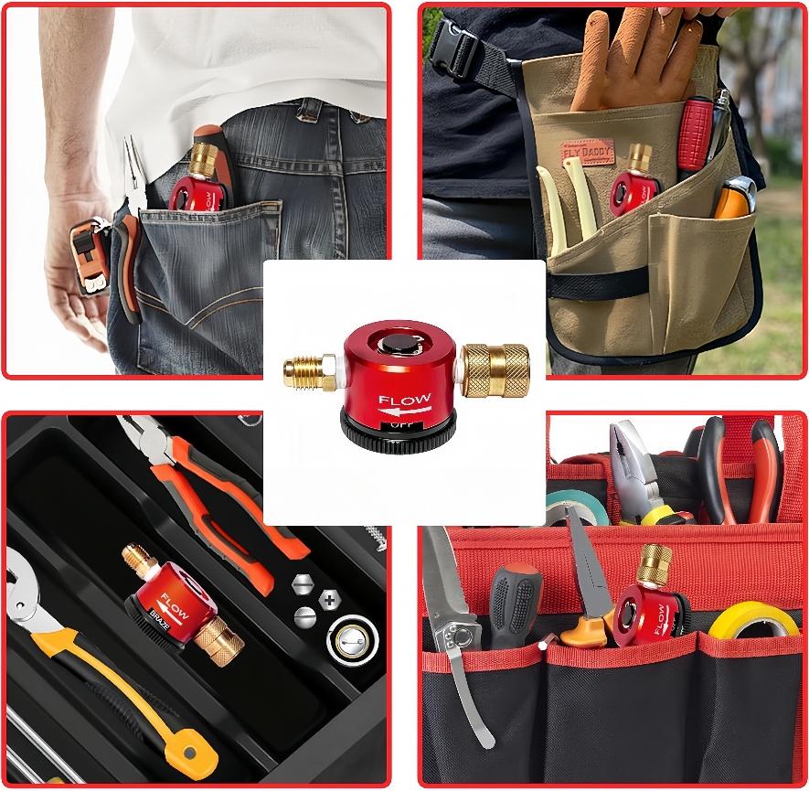 Регулятор азота HVAC, Инструмент для продувки азотом, Разъем 1/4 дюйма, Регулятор азотного газа, Инструмент для пайки, для кондиционирования воздуха