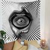 Hypnotic Eye Optical Illusion Artwork Patterned Tapestry Decorative Wall Hanging, Home Bedroom Living Room Decor