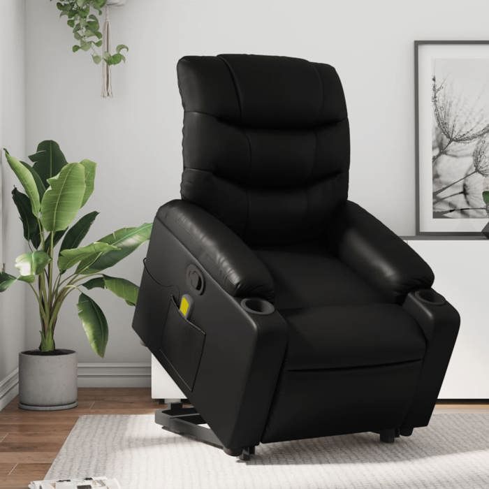 VidaXL Reclining Massage Armchair, Relaxation Chair with Backrest, Seat with Armrests, Living Room TV Armchair, 3206606