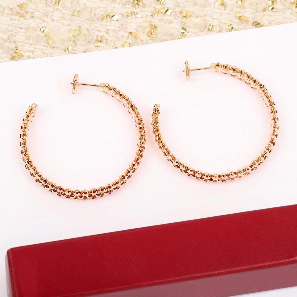 Горячий Бренд Винтажные Серьги Роскошные Украшения для Женщин Модные Дизайнерские Серьги-Подвески Клепки Чистое Стерлинговое Серебро 925 пробы Вечеринка Серьги-Гвоздики