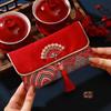 Brocade Cloth Tassel Brocade Red Envelope Spring Festival New Year Money Bag  Wedding Birthday