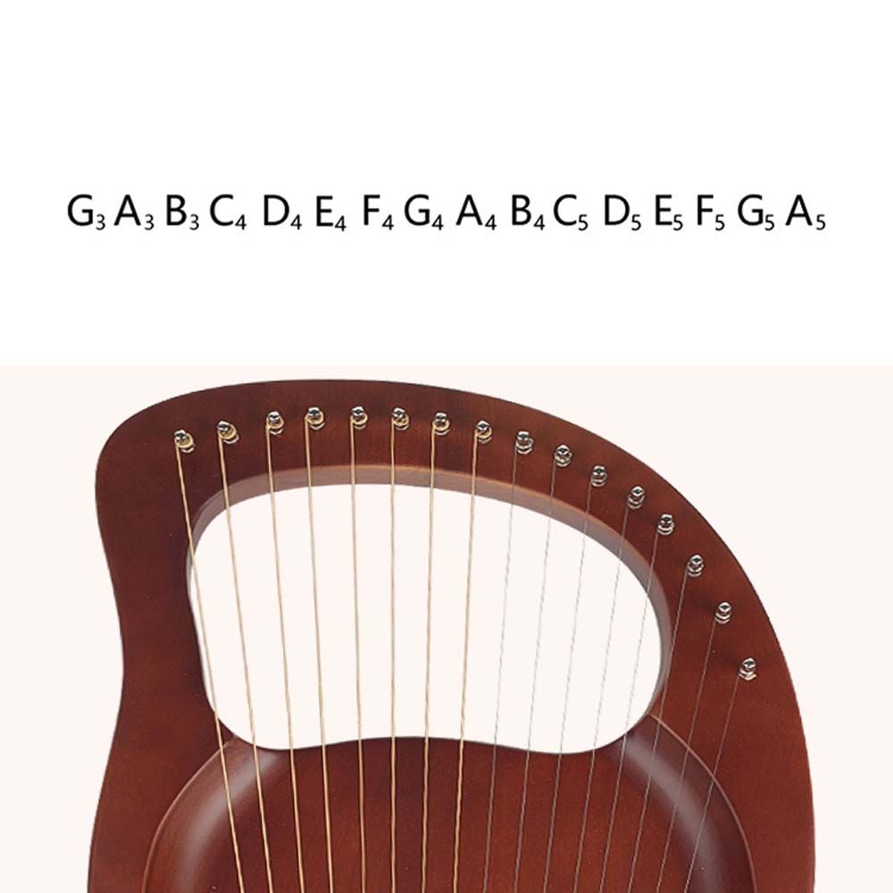Струны для начинающих Лира Арфа Музыкальный инструмент Струнный инструмент Тарелка Lyar 16 струн Лира Арфа