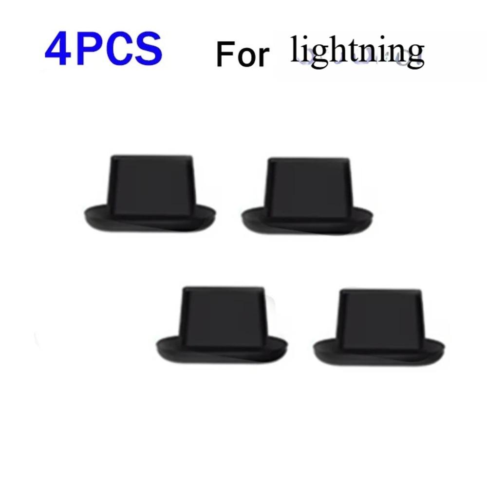 10-1Pcs Charging Port Dust Plug with Cleaning Brush for iPhone 15 14 13 12 Pro Max Plus Samsung Xiaomi IOS Type C Cleaner Set2