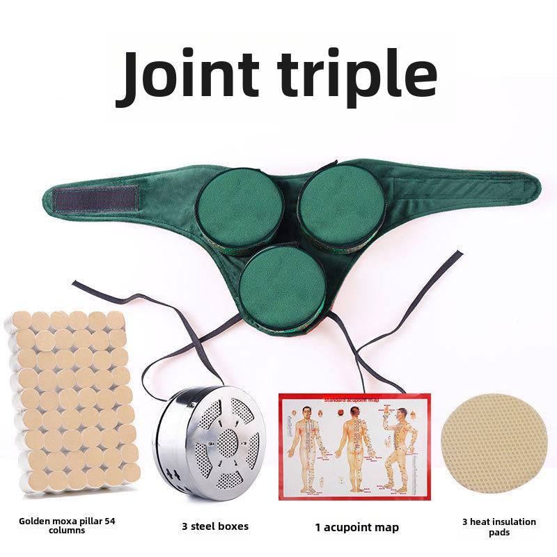 Portable Smokeless Moxibustion Set with Cloth Cover, Filter, Moxa Sticks, and Cones