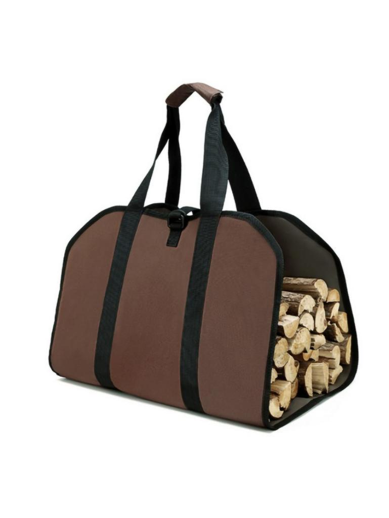 1 шт. Сумка-переноска для дров, брезентовый держатель для дров, очень большой, прочный для каминов, дровяных печей, дров, поленьев, лагеря