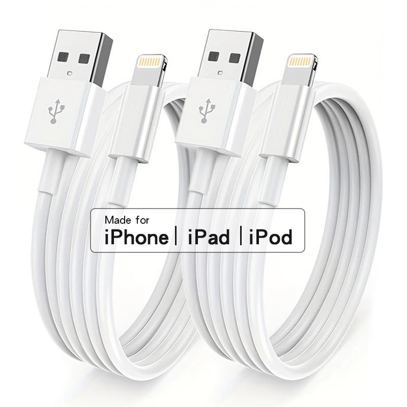 3 шт. 1 шт. для кабеля-зарядного устройства iPhone, кабель данных lightning, оригинальный USB A кабель для зарядки, сертифицированный MFi, подходит для iPhone 13 12 1