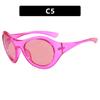 Large future technology sunglasses YK large frame cycling sunglasses European and American trend sports sunglasses