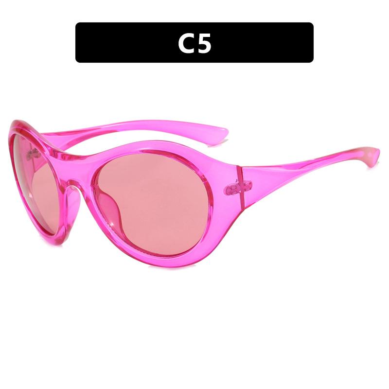 Large future technology sunglasses YK large frame cycling sunglasses European and American trend sports sunglasses