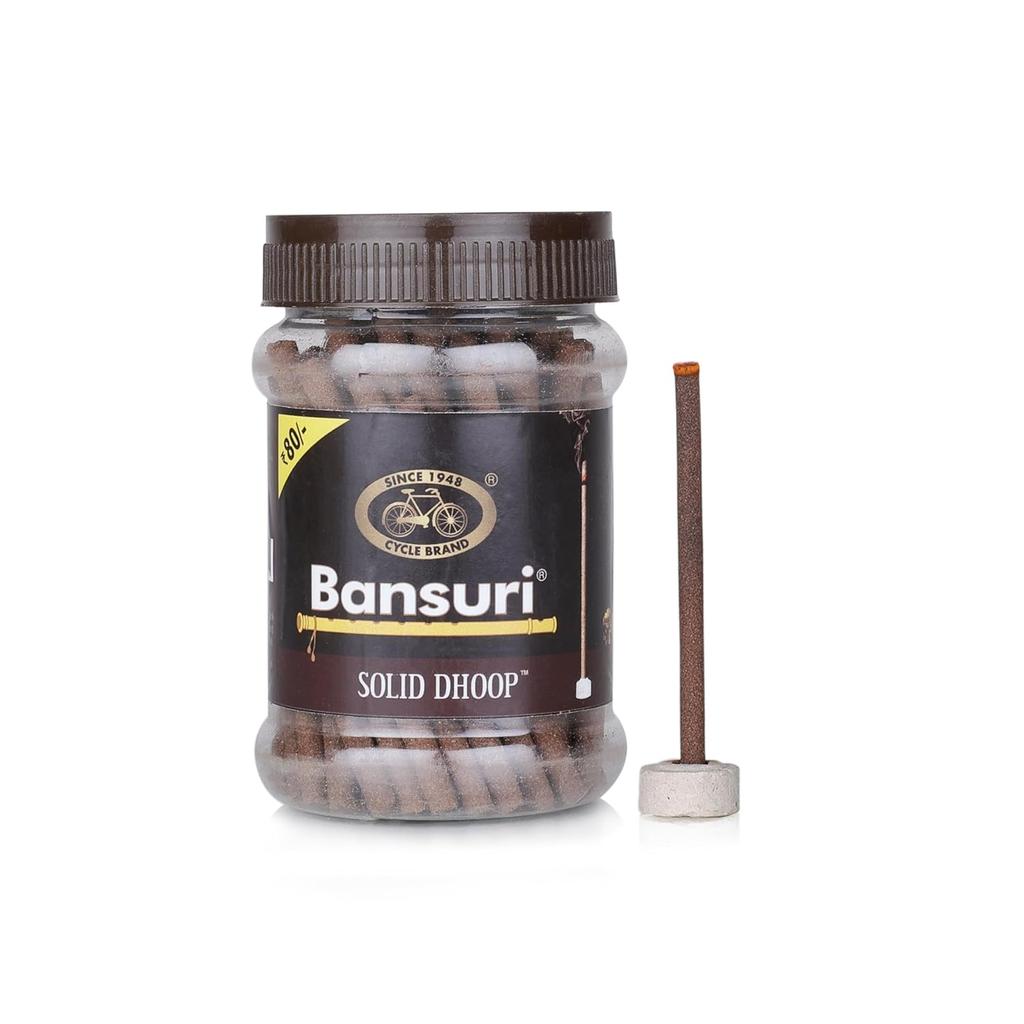 Cycle Pure Bansuri Bambooless Dhoop Sticks 4 упаковки по 100 г каждая Ручной работы для Пуджи Медитации Йоги