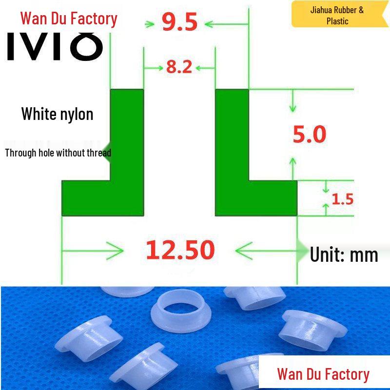 T-Shaped Nylon Insulating Bushing Spacer for M3-M35 Threads