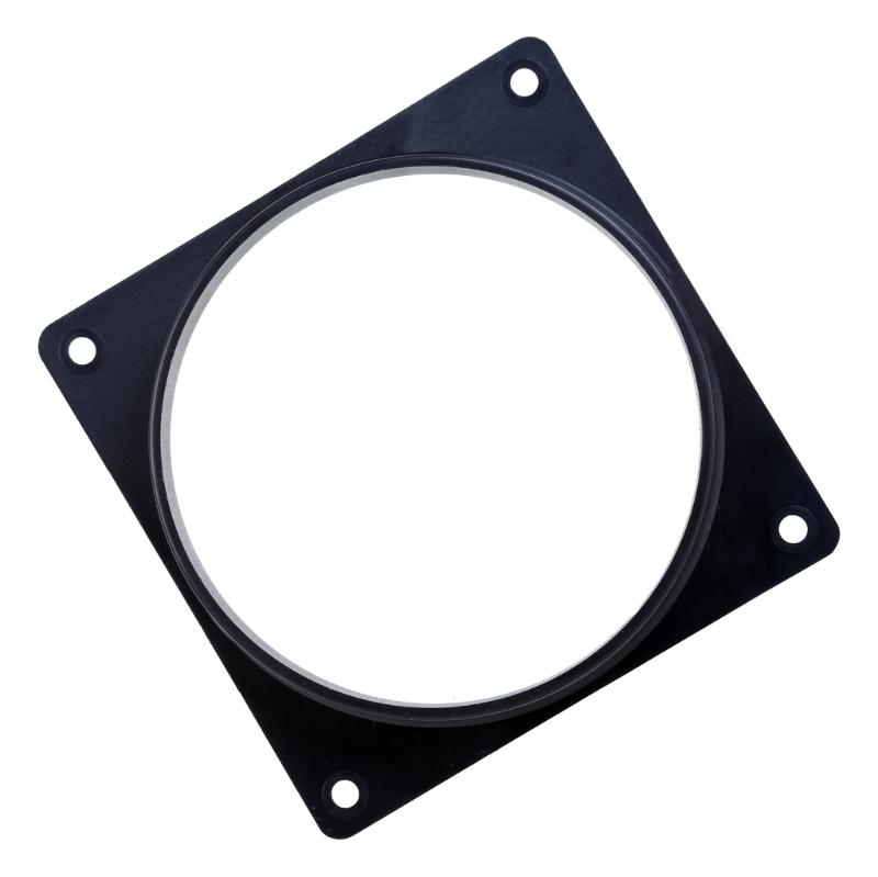 Соединители воздуховодов для панелей, фланцевые пластиковые соединители воздуховодов, пластина для входных отверстий, выходной вентиляционной системы 12x12 см