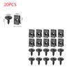 20 шт. металлических винтов саморезов автомобильный комплект прокладок U-образной формы аксессуары для модификации автомобиля мотоцикла