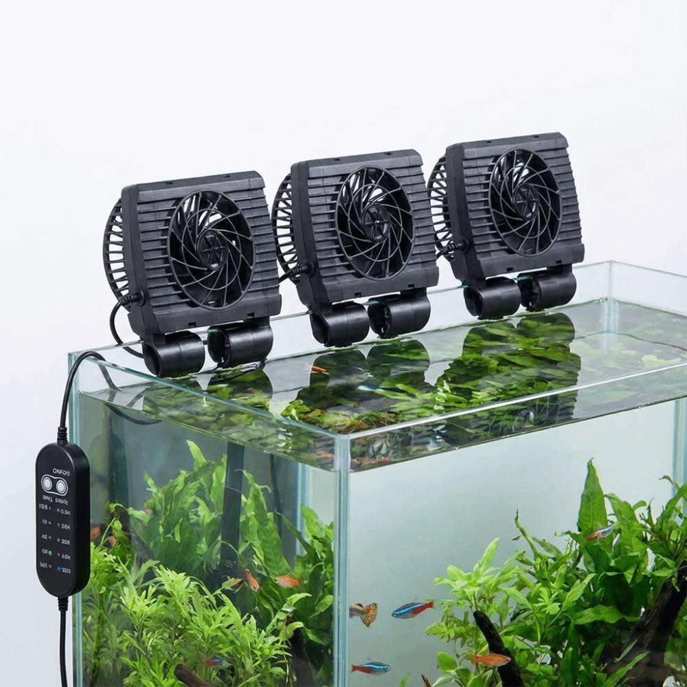Adjustable Wind Speed Fish Tank Cooling Fan Mute Operation Aquarium Chiller Fan Grass Tank