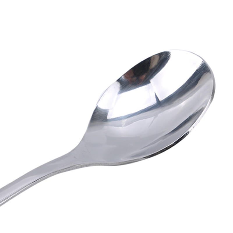 Детская портативная посуда из нержавеющей стали с мультяшным медведем, чайная ложка, прочные столовые приборы, подарок для семьи, для кемпинга, пикника