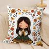 Our Lady of Guadalupe Cushion Cover Soft Plush Fabric DoubleSided Printed Cushion Covers for All Seasons Modern HomeDecor Gift