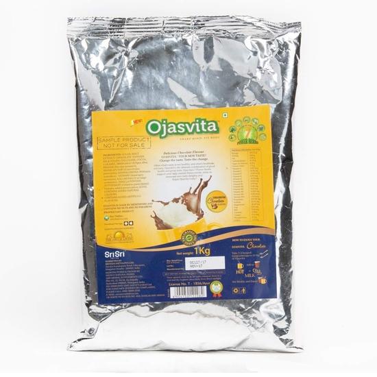 Sri Sri Tattva Shuddhta Ka Naam Ojasvita Chocolate Powder - Drink Mix for Sharp Mind & Healthy Body - 1kg (Foil Pack)