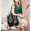 New Oil Leather Backpack for Women's Korean Edition Trendy PU Soft Leather Backpack Anti Theft Large Capacity Multi Purpose Women's Bag