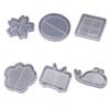 Силиконовая форма-шейкер для заливки эпоксидной смолой, простая в использовании, различные формы для кулонов с блестками для энтузиастов и проектов