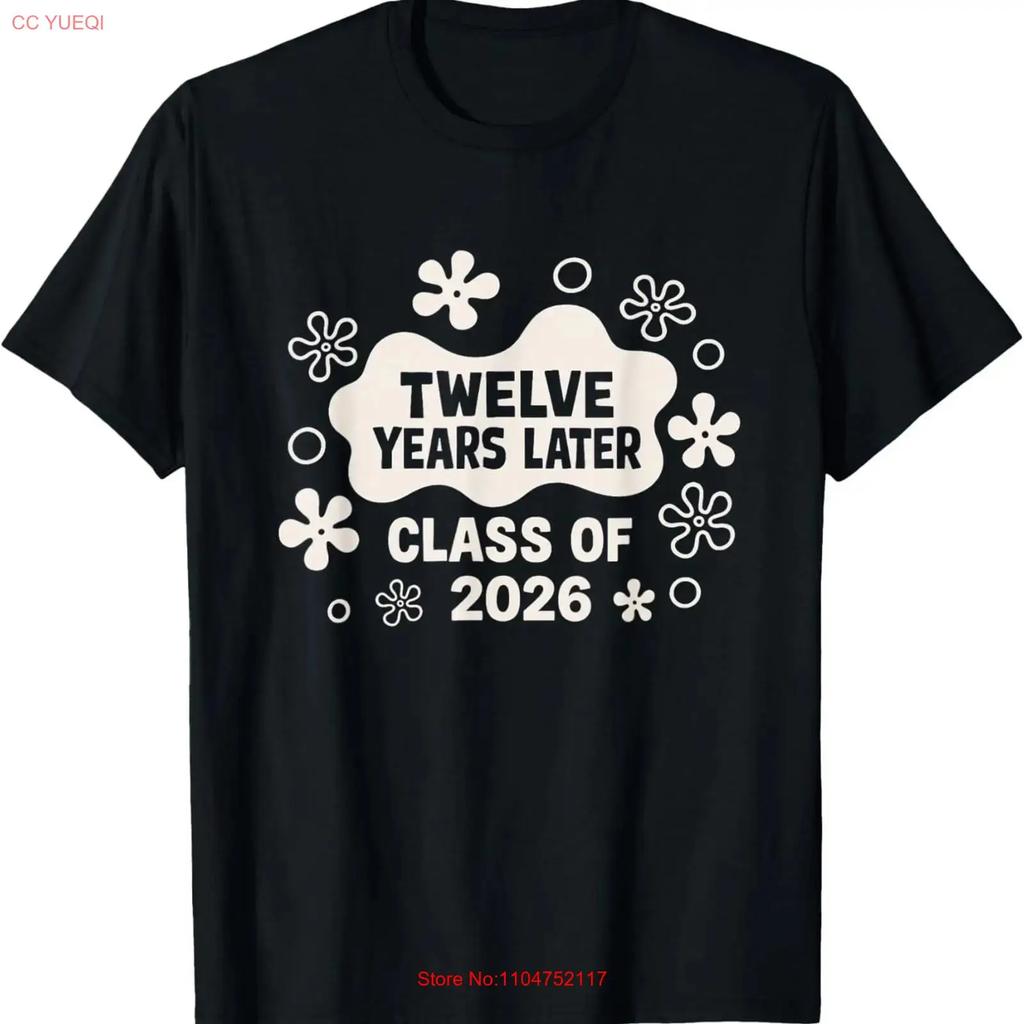 Class of Senior Twelve Years Later Funny Graduation T Shirt for Dad M vintage Washed designer clothes fashion Stylish