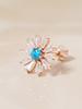 Minimalpiercing 14K 18K Blue Sunshine Piercing Earrings