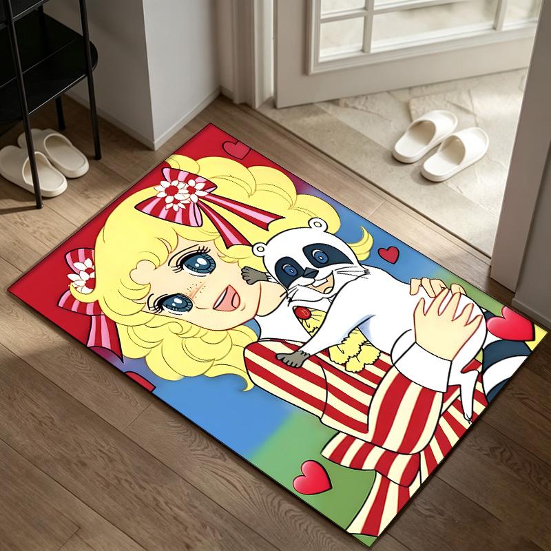 candy candy A rug suitable for office chair areas living rooms and computer desks perfect for home offices and an ideal holiday gift
