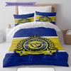 Al-Nassr Pattern Bedding,Quilt Set Quilt Cover Pillowcase Home Birthday Gift (1 * duvet cover + 2 * pillowcase, without core)