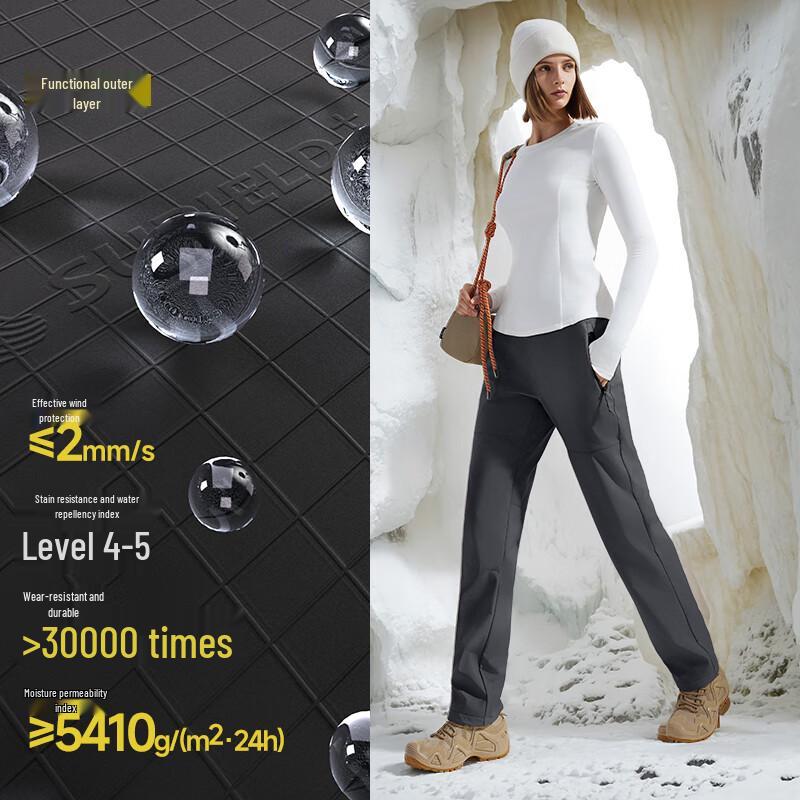 SUPIELD Unisex Aerogel Soft Shell Outdoor Warm Pants