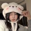 Fashion Cute Bear Ears Warm Windproof Cap Lamb Hair Cap Winter Hat Beanies