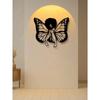 African Woman Butterfly Metal Wall Art, 11.81in-Elegant Home Decor For Living Room Bedroom,Home Decor ,Room Decor,Wall Decor