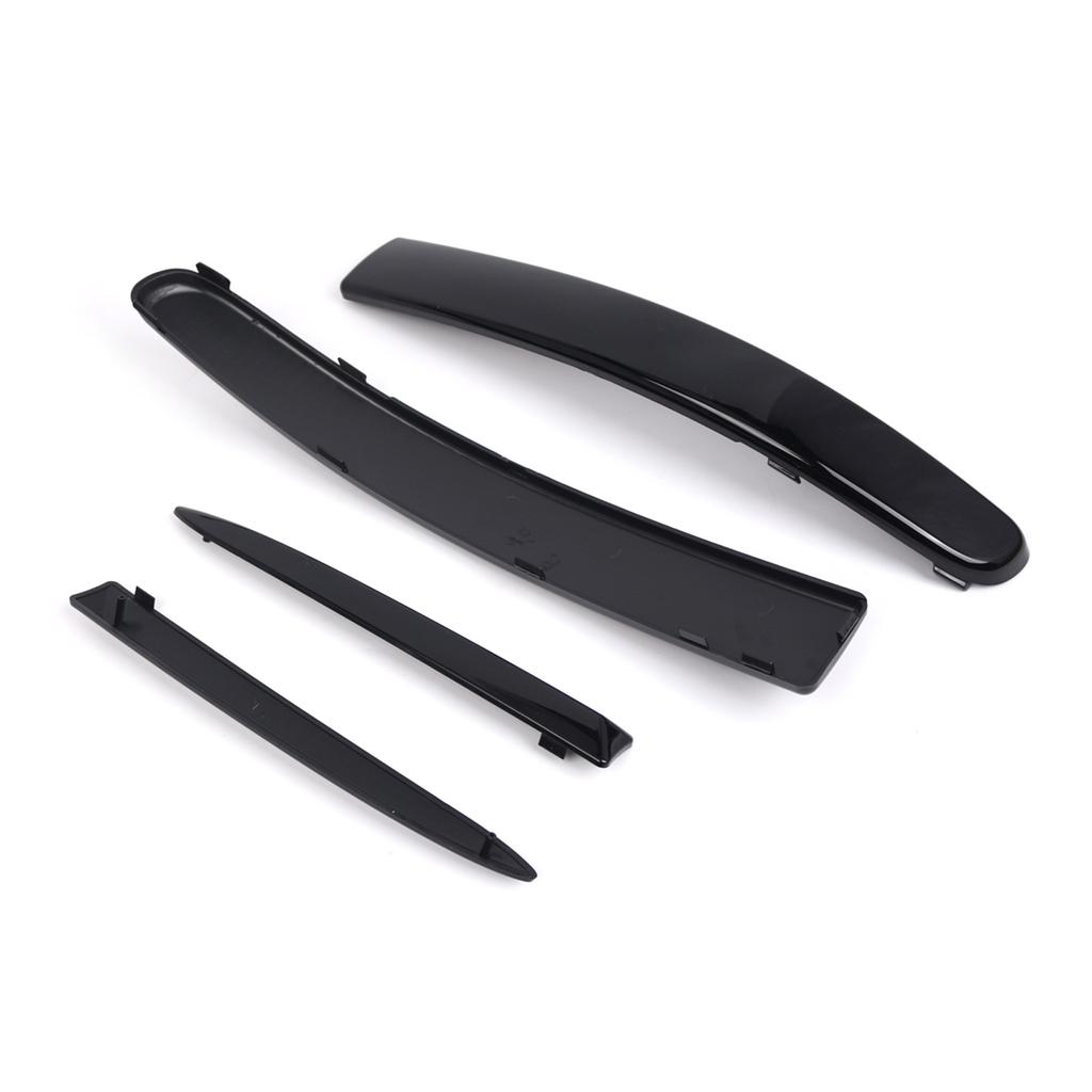 Нижняя накладка на бампер, комплект хромированных накладок на передний нижний бампер для Fiat 500 07-15 735455057, сменные аксессуары