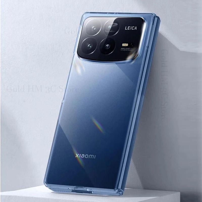 Для Xiaomi Mix Fold 4 HD Прозрачный чехол для телефона для Mi Mix Fold 3 2 Жесткий защитный чехол для ПК для Mix Fold 2 Прозрачный прочный чехол для Mix Fold 4 3 2 Fundas