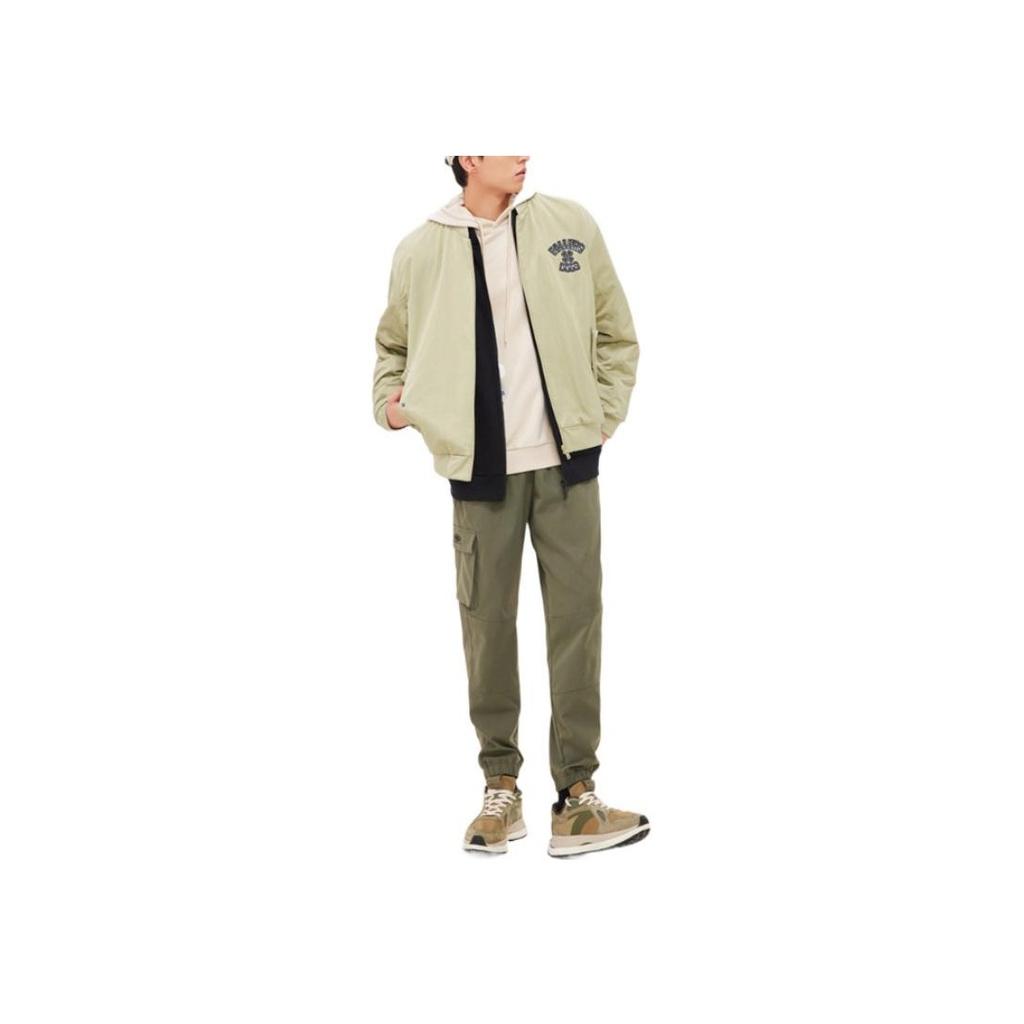 Anta Баскетбольная серия однотонная молния с рисунком в виде мультфильма куртка унисекс куртка Мэнни-зеленый 152241830R-1