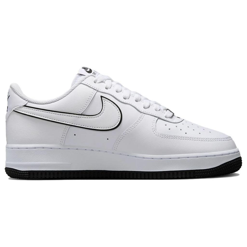 Nike Air Force 1 07 Белые Черные Мужские Кроссовки DV0788-103