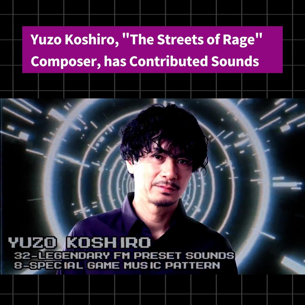 Sonicware Liven MEGA SYNTHESIS Game Music Complete Reproduction of the Legendary Sound Source of the First Game Console That Appeared At the End of