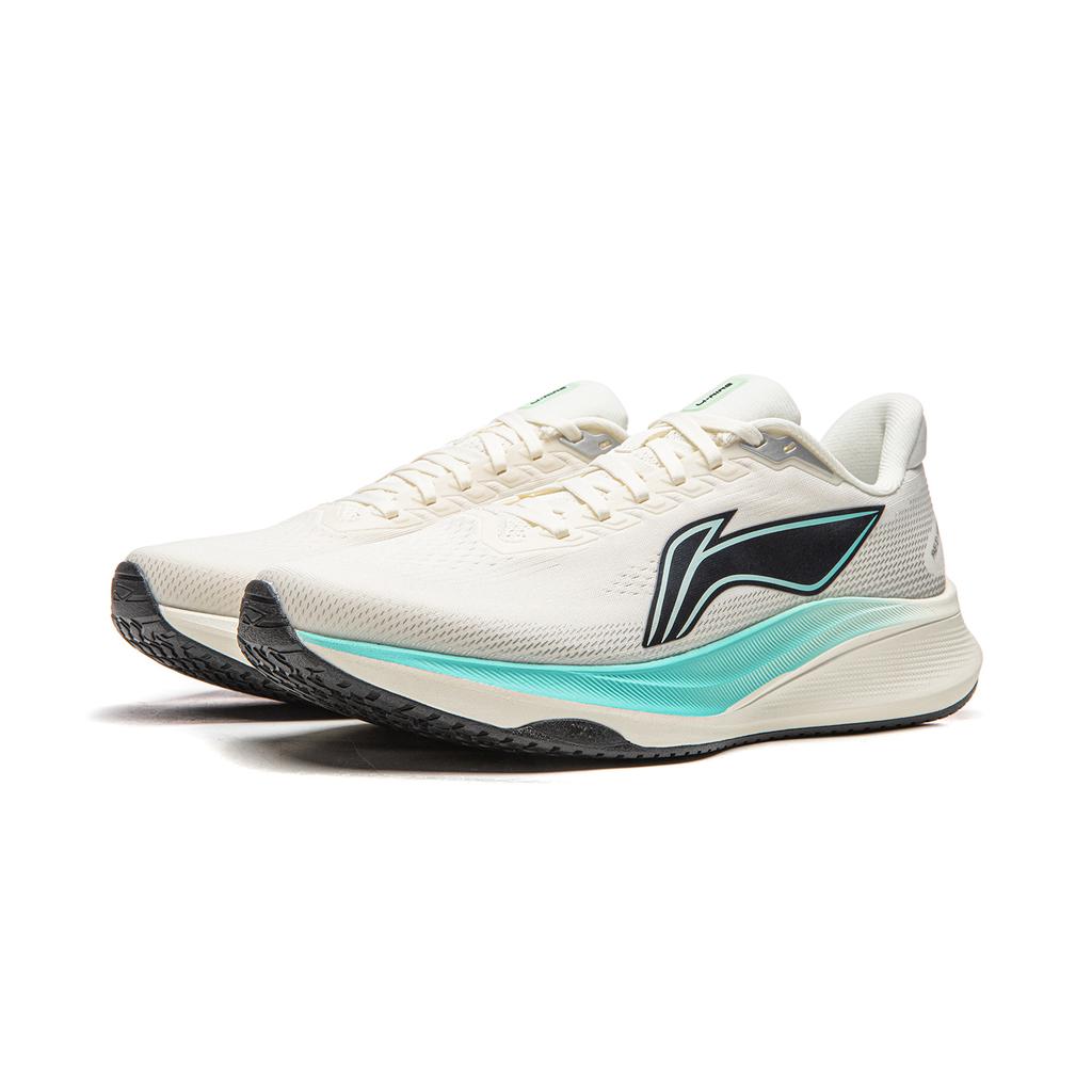 Li Ning Red Hare 9 Амортизирующие износостойкие низкие повседневные беговые кроссовки мужские Белые ARPW003-10