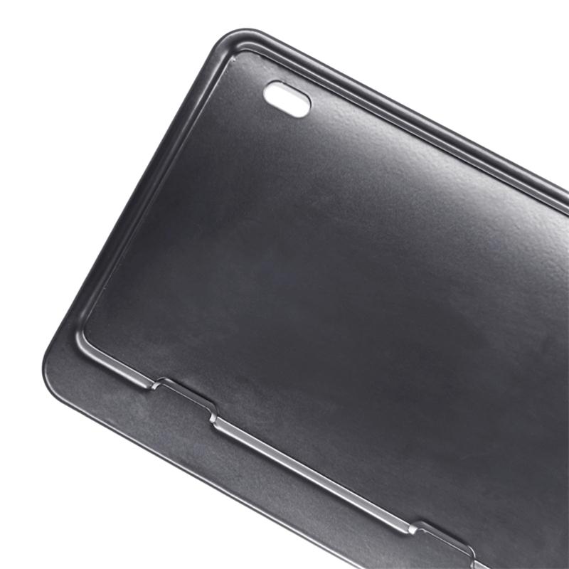 Рамка номерного знака, держатель для мотоциклетных бирок, черный сверхпрочный алюминиевый кронштейн, универсальный для мотоцикла, скутера ATV