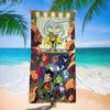 Постер Teen Titans Go Пляжное полотенце Цветные банные полотенца для девочки Микрофибра Быстросохнущее Не прилипает песок Пляж Йога Спа Спортзал Бассейн