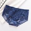 Women's Lace Sexy Mid Waist Triangle Style Pure Desire Breathable Sexy Shorts