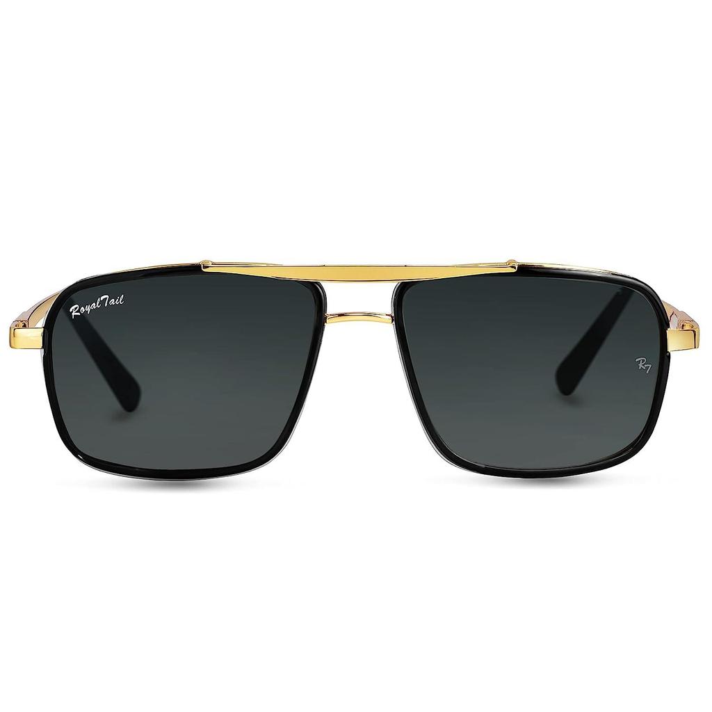 Denny Blue Gradient Glass and Silver Frame Square Nirvana Поляризованные солнцезащитные очки для мужчин и женщин