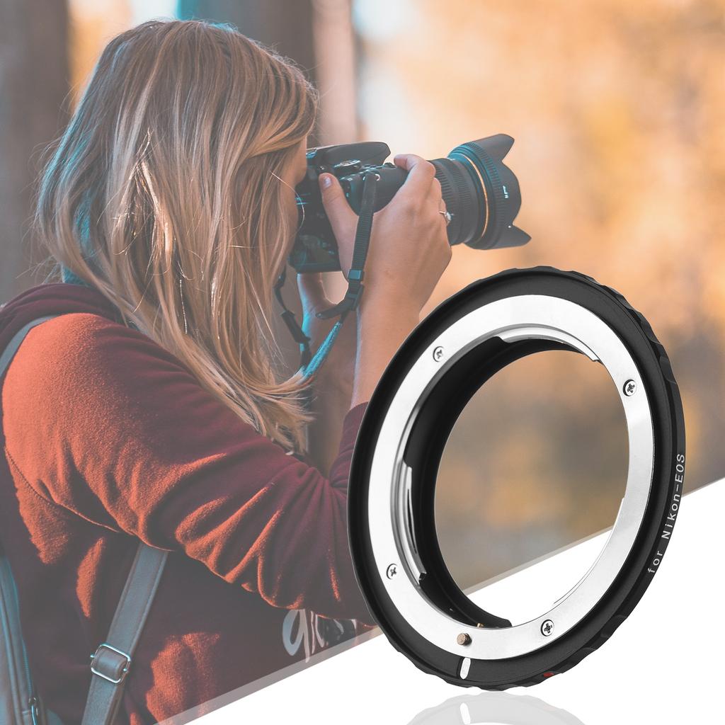 Andoer Nikon-EOS Camera Lens Adapter Ring with?Infinity Focus Replacement for Nikon F/AF AI AI-S