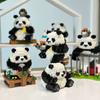 Micro-Assembled Small Particle Educational Toys Building Blocks Children's Gifts Boys And Girls Panda 3D Puzzle Ornaments