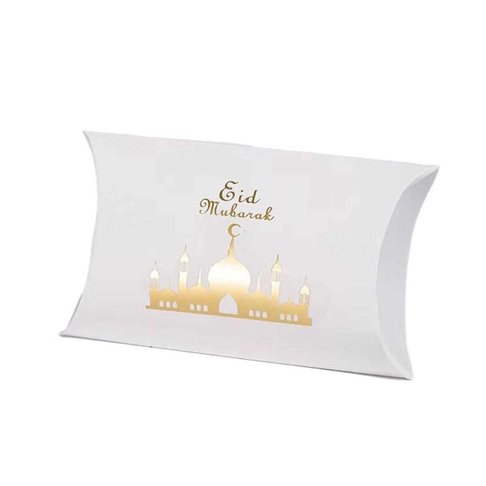 10 шт. Дизайн полумесяца Подарки на Рамадан Упаковка Ид Мубарак Мешок для конфет Исламские Мусульмане Вечеринка