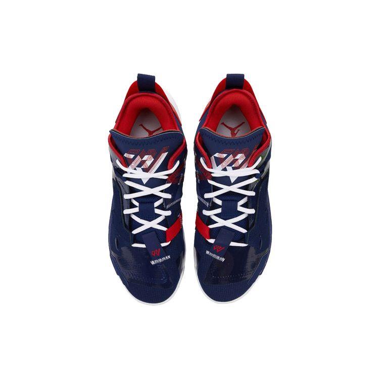 Air Jordan Why Not Zer0.4 PF Washington Wizards Мужские Кроссовки Синий Сине-Пустотный Университетский-Красный DD4886-400