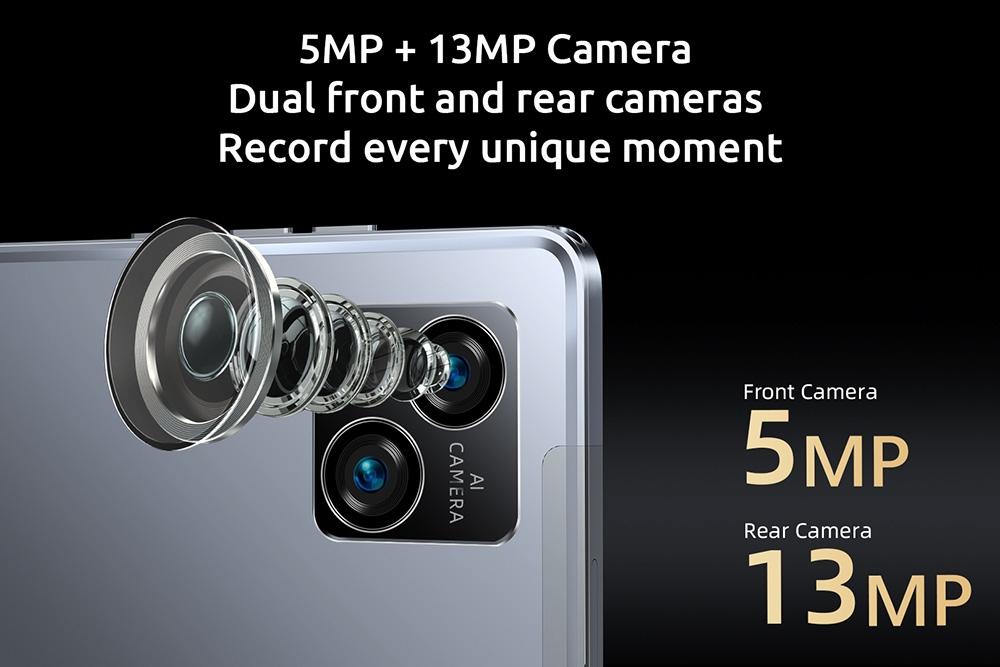 Refurbished: BMAX I11 Plus 10.4 Inch Tablet UNISOC T606 Octa Core 8GB RAM 256GB SSD Android 13 2K Screen 4G LTE 2.4G/5G WiFi Bluetoot