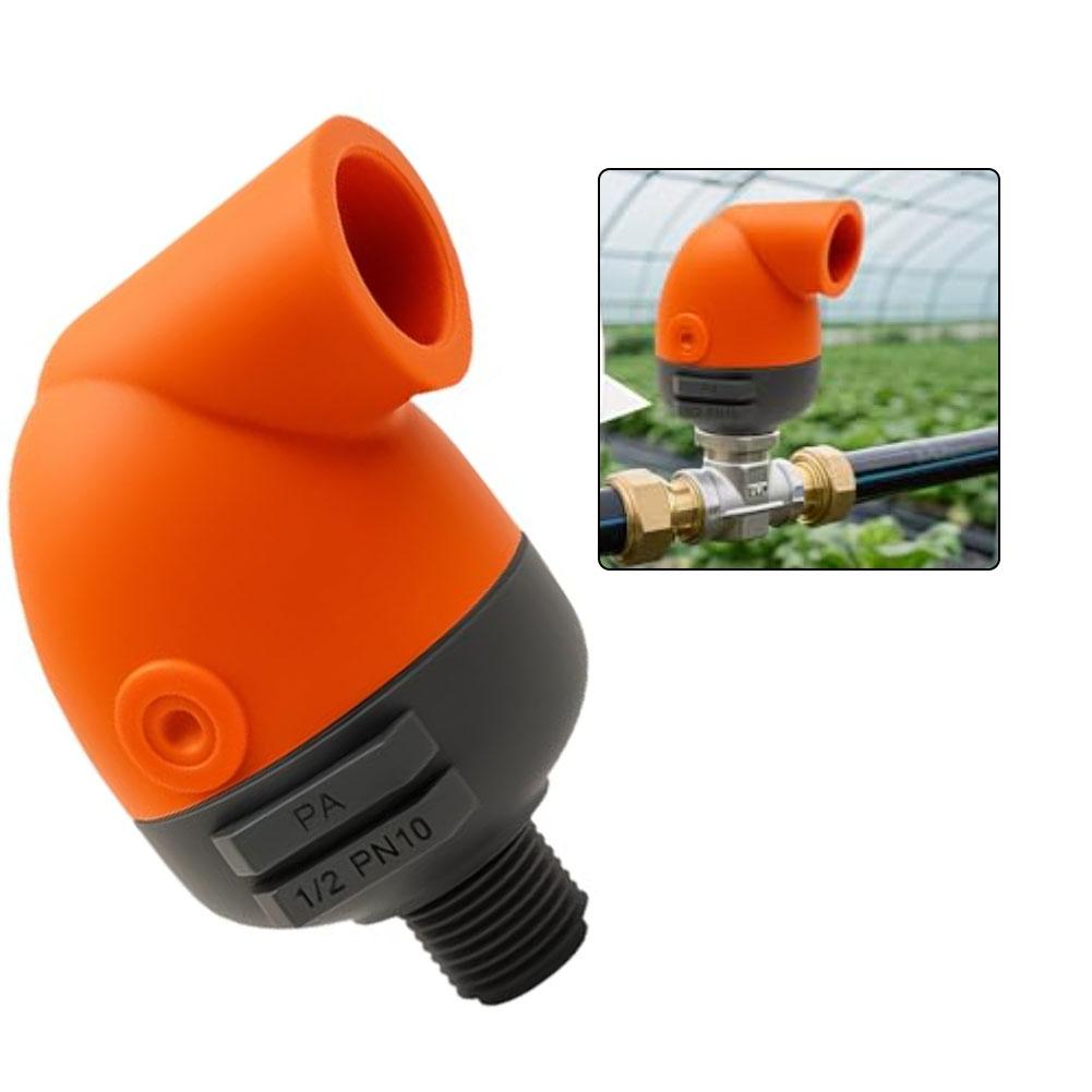 Automatic Air Vent Valve 12 Inch NPT Thread Connection Designed for Water Tanks with Dual Venting Outlets and Low Pressure Seal