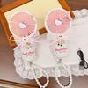 Cute Cat Portable Mini Electric Fan - Girly Heart Handheld Summer Accessory