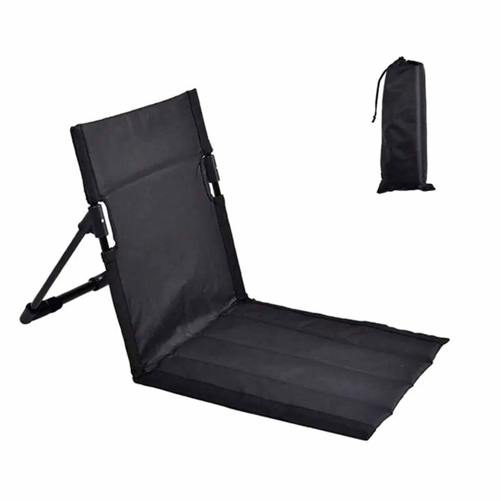 Foldable Camping Chair Outdoor Garden Park Single Lazy Chair Backrest Cushion Picnic Camping Folding Back Chair Beach Chairs