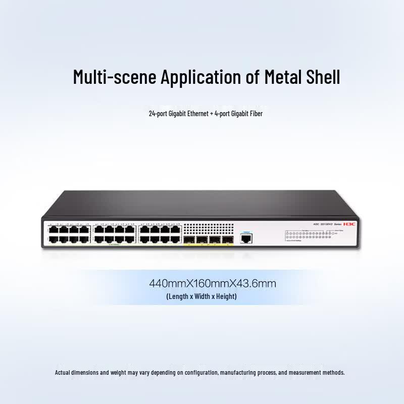 H3C S5130V2-28P-LI Gigabit Managed Switch